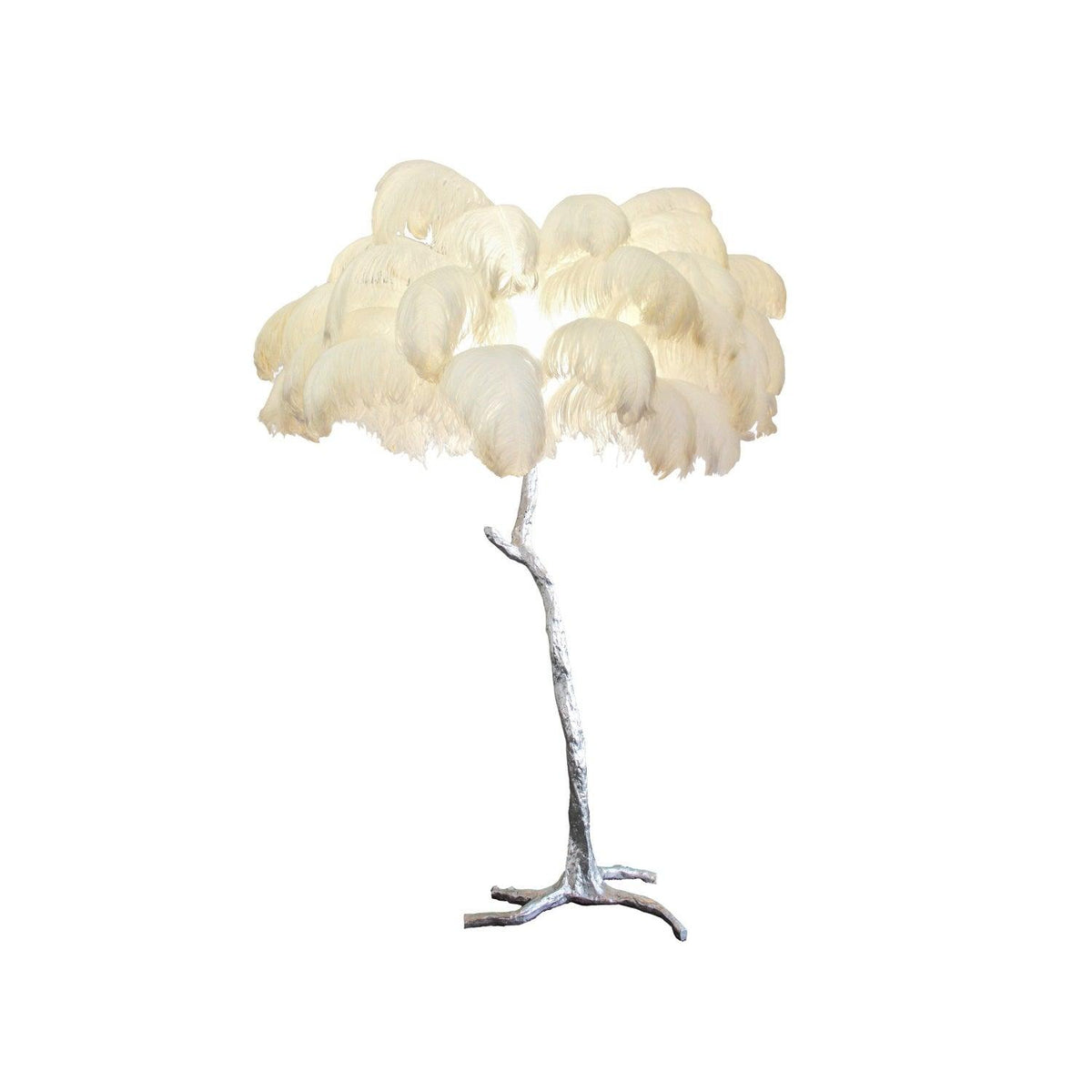 ostrich-feather-floor-light