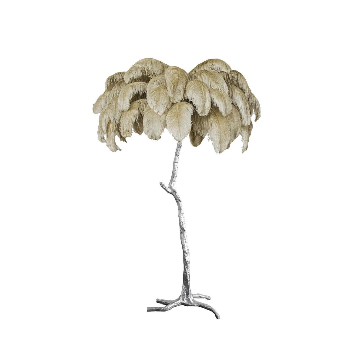 ostrich-feather-floor-light