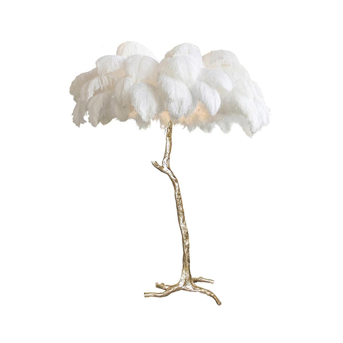 ostrich-feather-floor-light