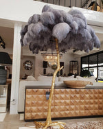 ostrich-feather-floor-light
