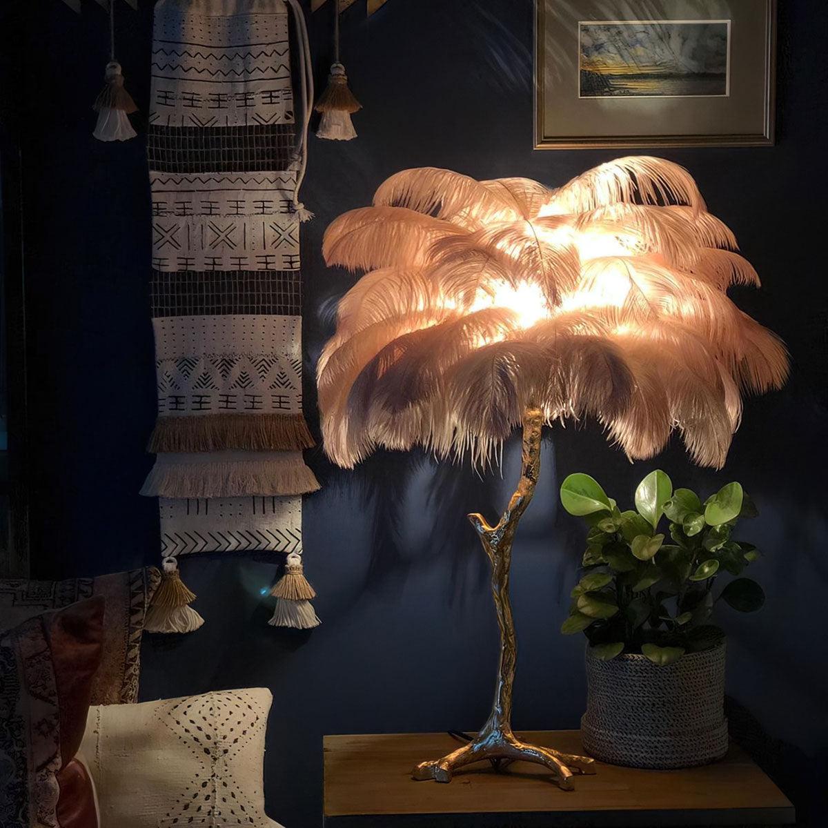 ostrich-feather-table-lamp