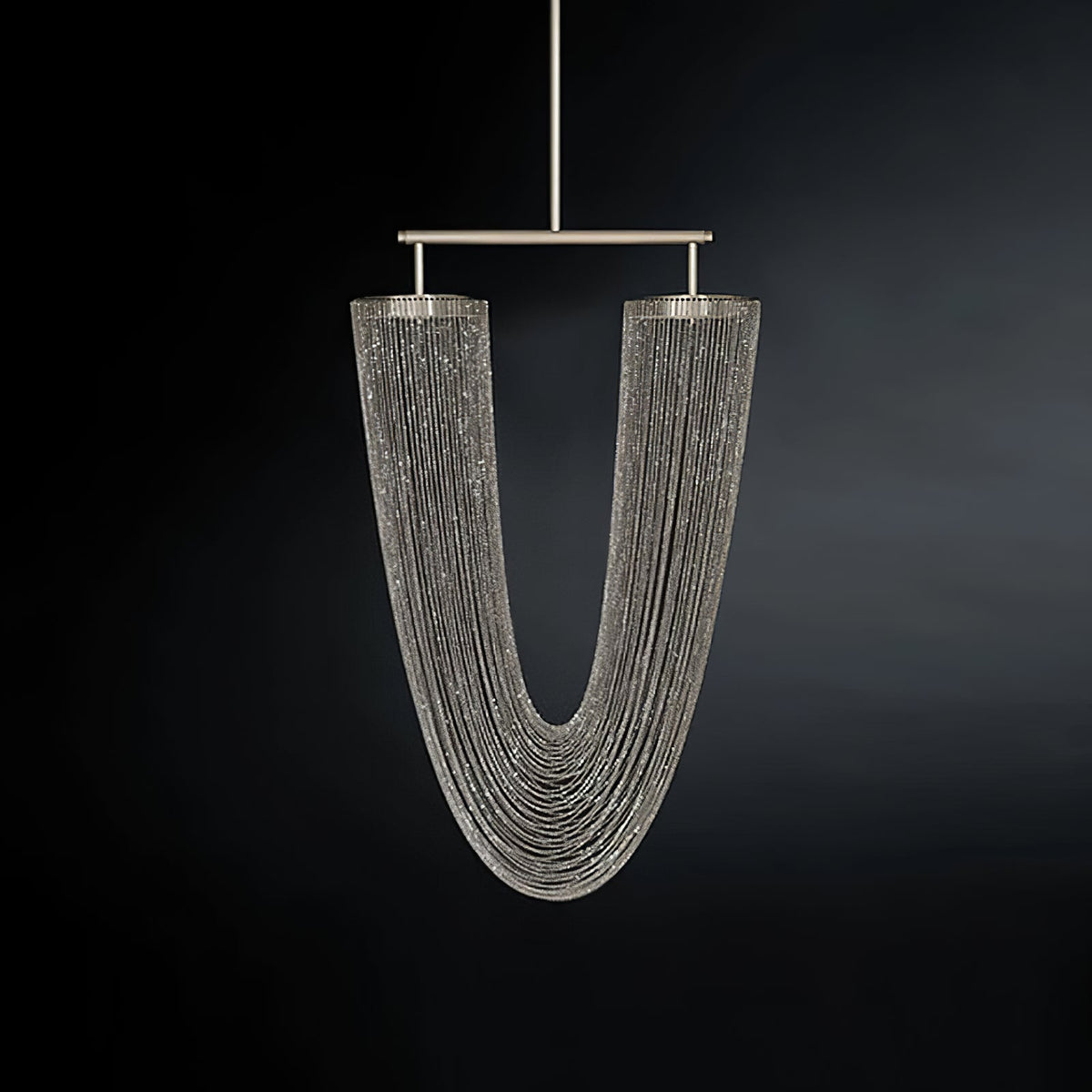Otero Sculptural Copper Pendant Light with Integrated LED