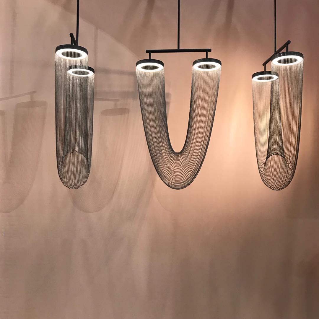 Otero Sculptural Copper Pendant Light with Integrated LED