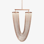 Otero Sculptural Copper Pendant Light with Integrated LED