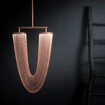Otero Sculptural Copper Pendant Light with Integrated LED