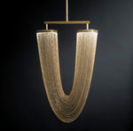 Otero Sculptural Copper Pendant Light with Integrated LED