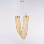 Otero Sculptural Copper Pendant Light with Integrated LED
