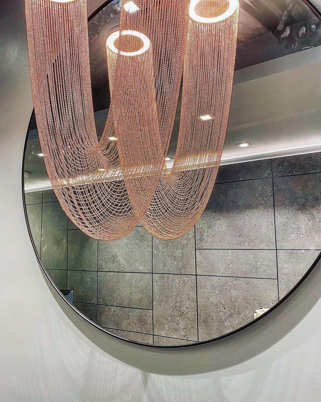 Otero Sculptural Copper Pendant Light with Integrated LED