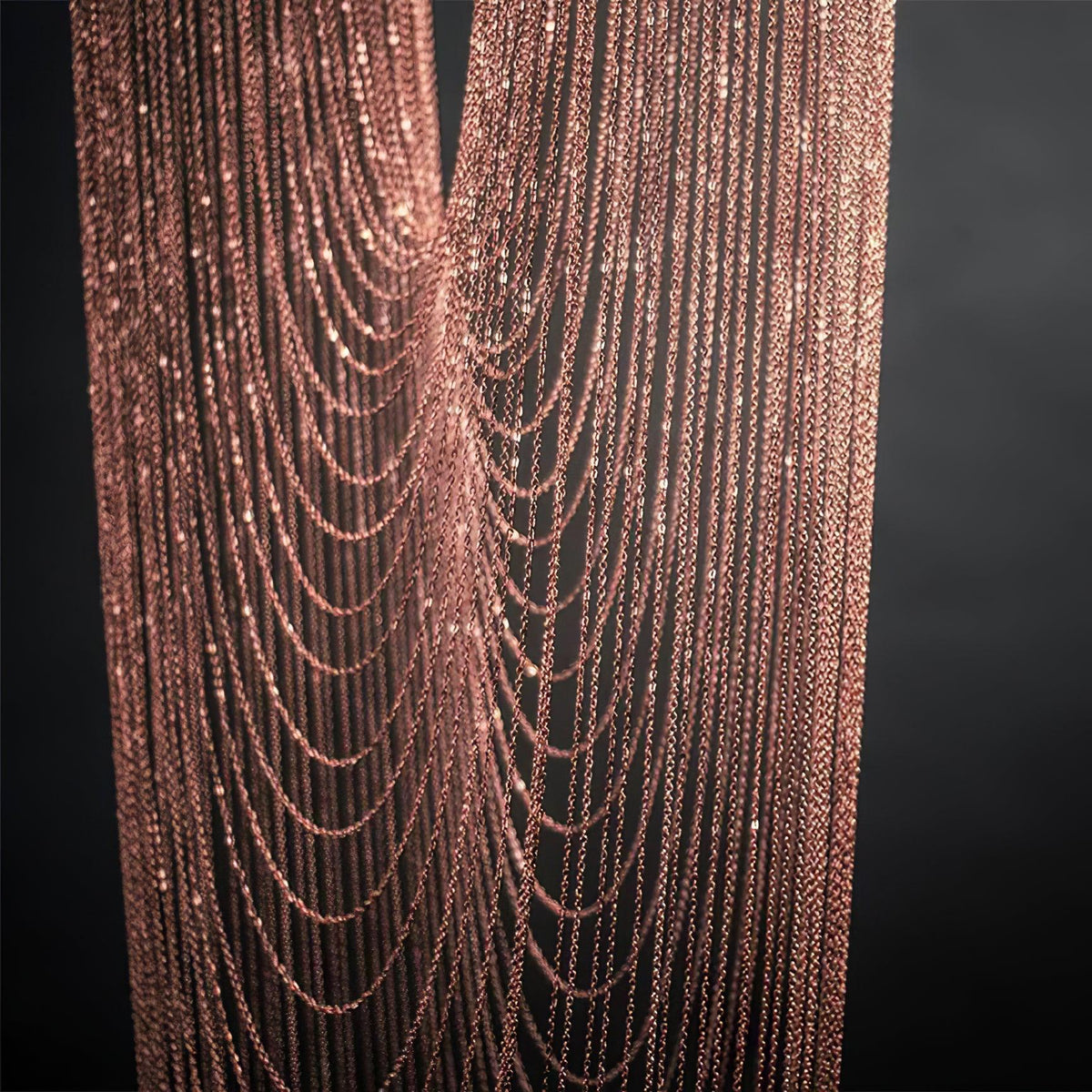 Otero Sculptural Copper Pendant Light with Integrated LED