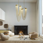 Otero Sculptural Copper Pendant Light with Integrated LED