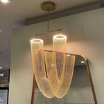 Otero Sculptural Copper Pendant Light with Integrated LED