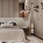 Otero Sculptural Copper Pendant Light with Integrated LED