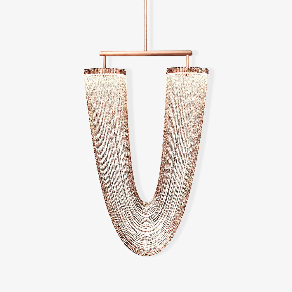 Otero Sculptural Copper Pendant Light with Integrated LED