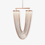 Otero Sculptural Copper Pendant Light with Integrated LED