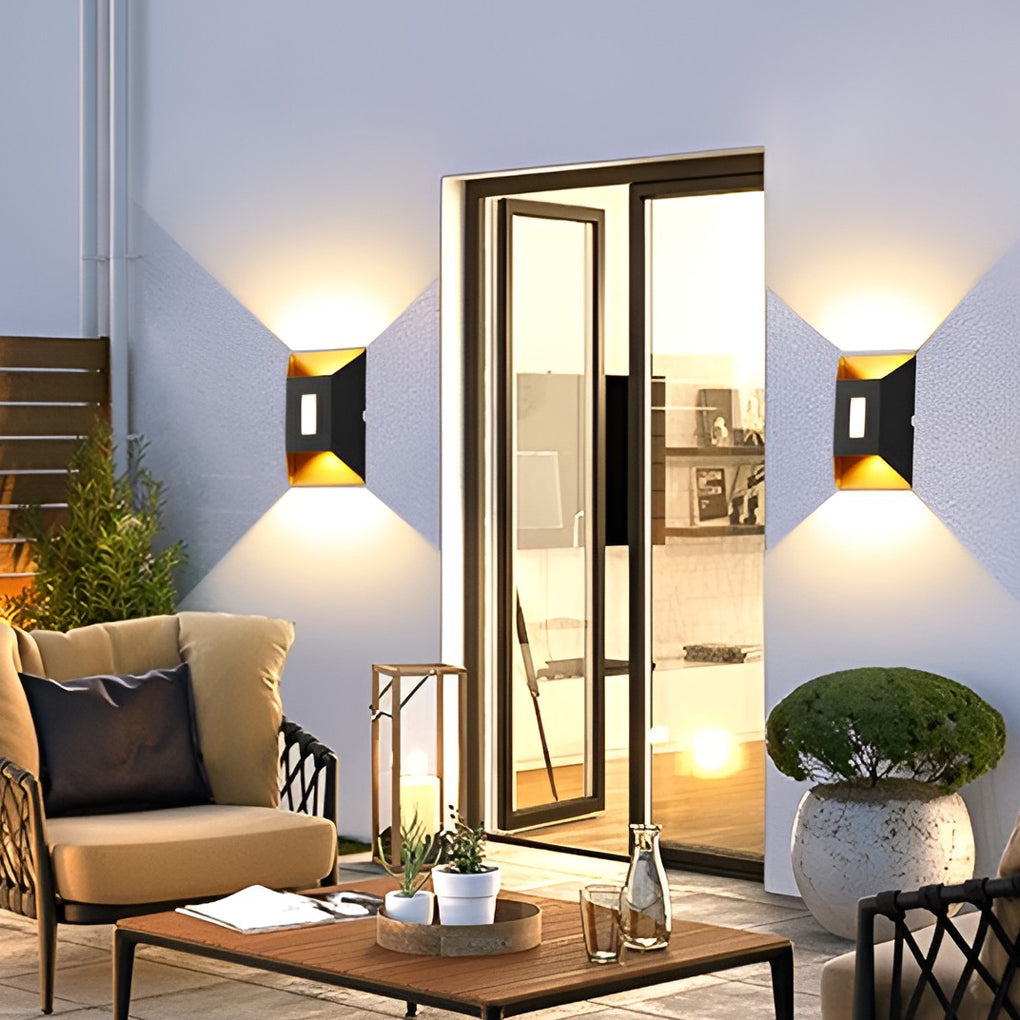 Waterproof Led Up And Down Lights Modern Wall Lamp
