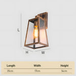 Retro Outdoor Wall Lamp Nordic Industrial Style Corridor Wall Lamp