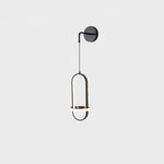 Oval Brass Wall Light