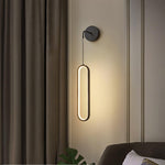 Oval Led Brass Wall Lamp