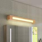Oval Wooden Wall Light