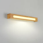 Oval Wooden Wall Light