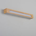 Oval Wooden Wall Light