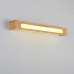 Oval Wooden Wall Light
