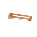 Oval Wooden Wall Light