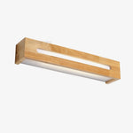 Oval Wooden Wall Light