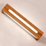 Oval Wooden Wall Light