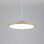 Ovalo Grain Pendant Light – Modern Wood Finish LED Hanging Lamp