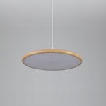 Ovalo Grain Pendant Light – Modern Wood Finish LED Hanging Lamp