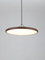 Ovalo Grain Pendant Light – Modern Wood Finish LED Hanging Lamp