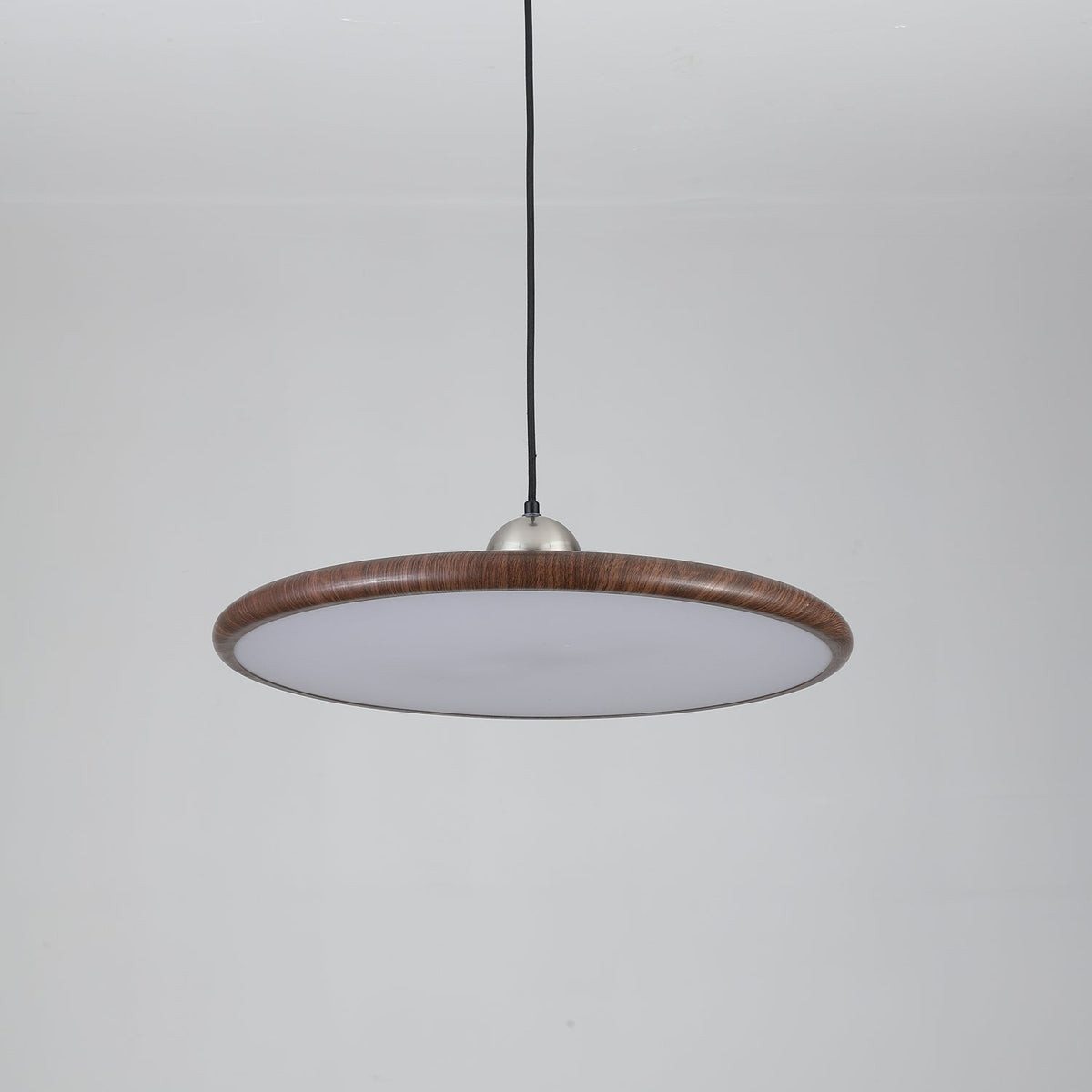 Ovalo Grain Pendant Light – Modern Wood Finish LED Hanging Lamp