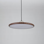 Ovalo Grain Pendant Light – Modern Wood Finish LED Hanging Lamp