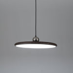 Ovalo Grain Pendant Light – Modern Wood Finish LED Hanging Lamp