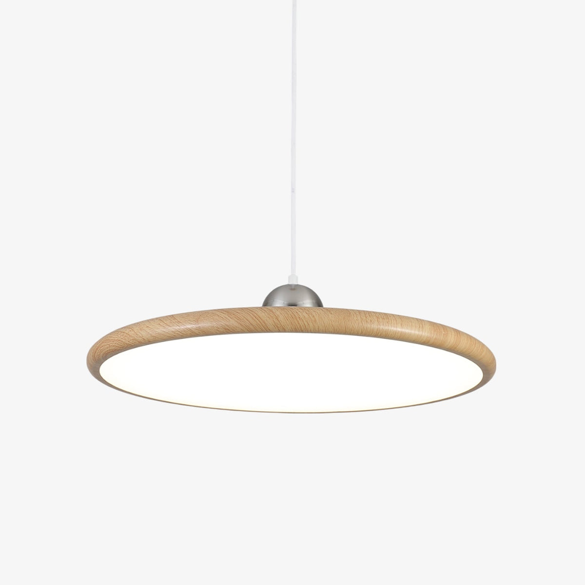 Ovalo Grain Pendant Light – Modern Wood Finish LED Hanging Lamp