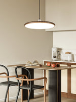 Ovalo Grain Pendant Light – Modern Wood Finish LED Hanging Lamp
