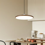 Ovalo Grain Pendant Light – Modern Wood Finish LED Hanging Lamp