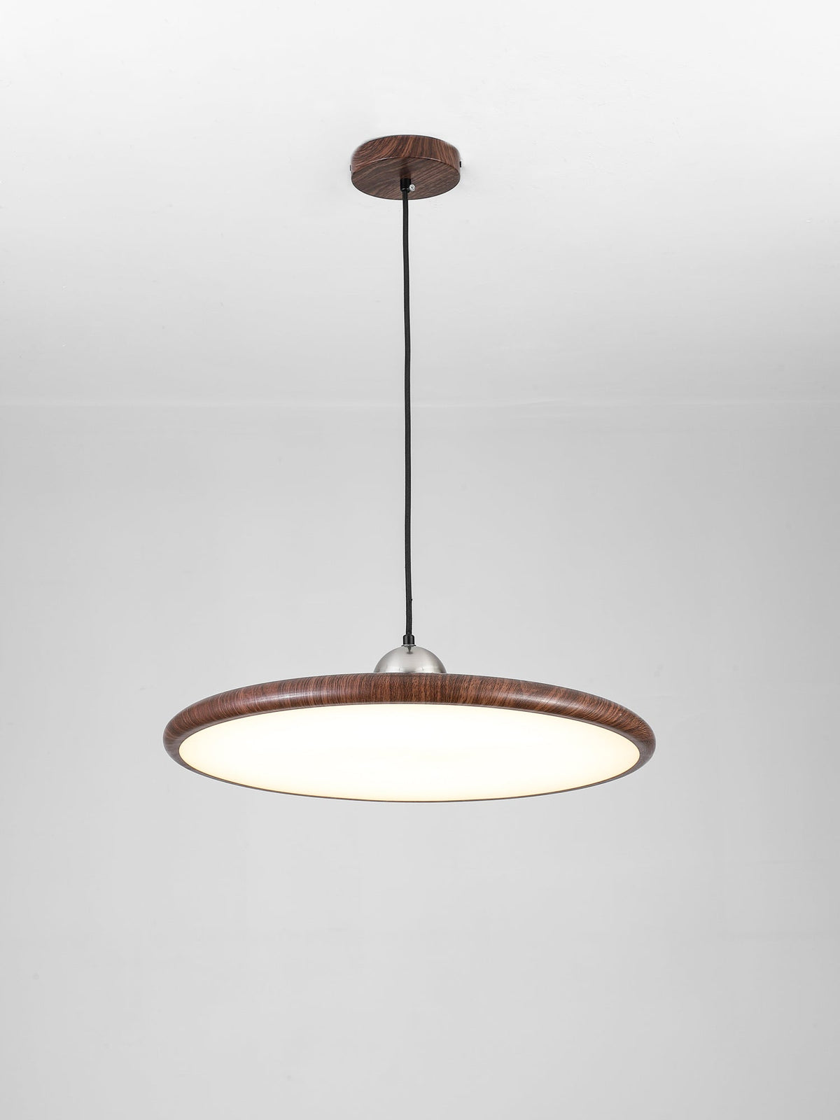 Ovalo Grain Pendant Light – Modern Wood Finish LED Hanging Lamp