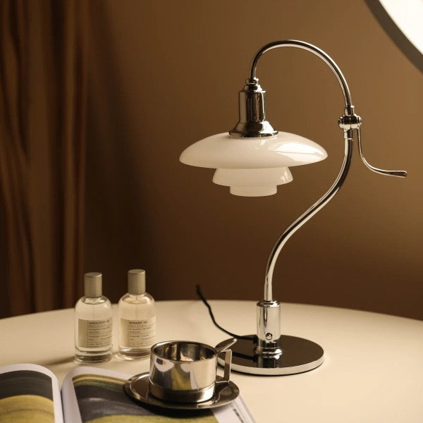 A Vintage Bauhaus Bedside Lamp For The Study And Bedroom