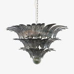 Palm Grove Glass Chandelier – Handcrafted Murano-Style Pendant Light for Dining & Living Rooms