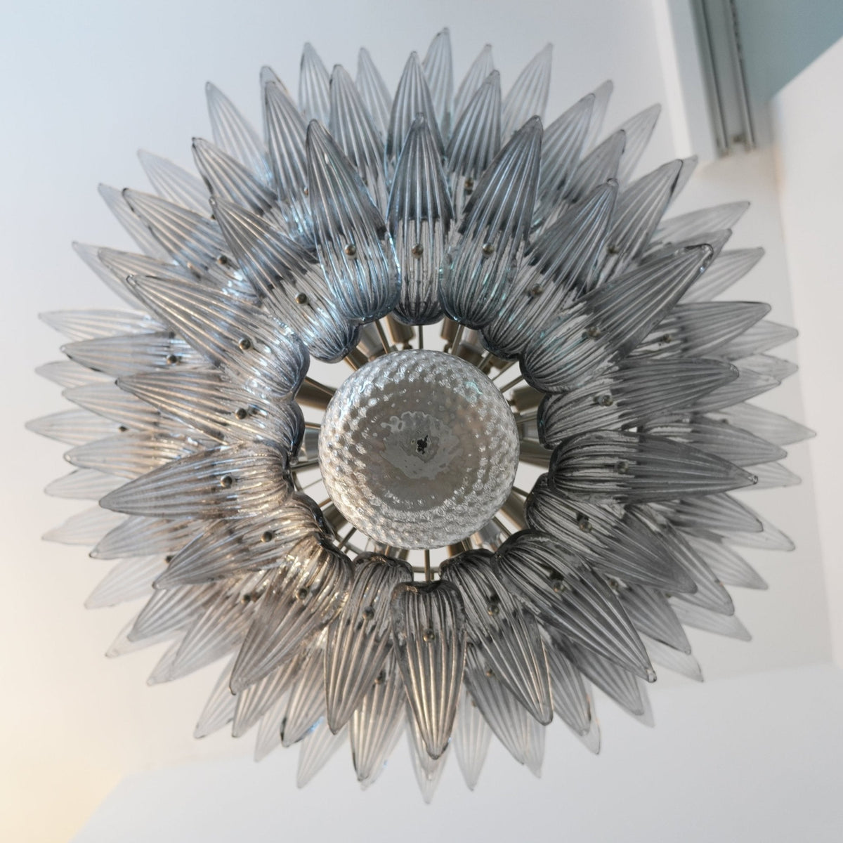 Palm Grove Glass Chandelier – Handcrafted Murano-Style Pendant Light for Dining & Living Rooms