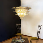 Palm Grove Glass Chandelier – Handcrafted Murano-Style Pendant Light for Dining & Living Rooms