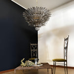 Palm Grove Glass Chandelier – Handcrafted Murano-Style Pendant Light for Dining & Living Rooms