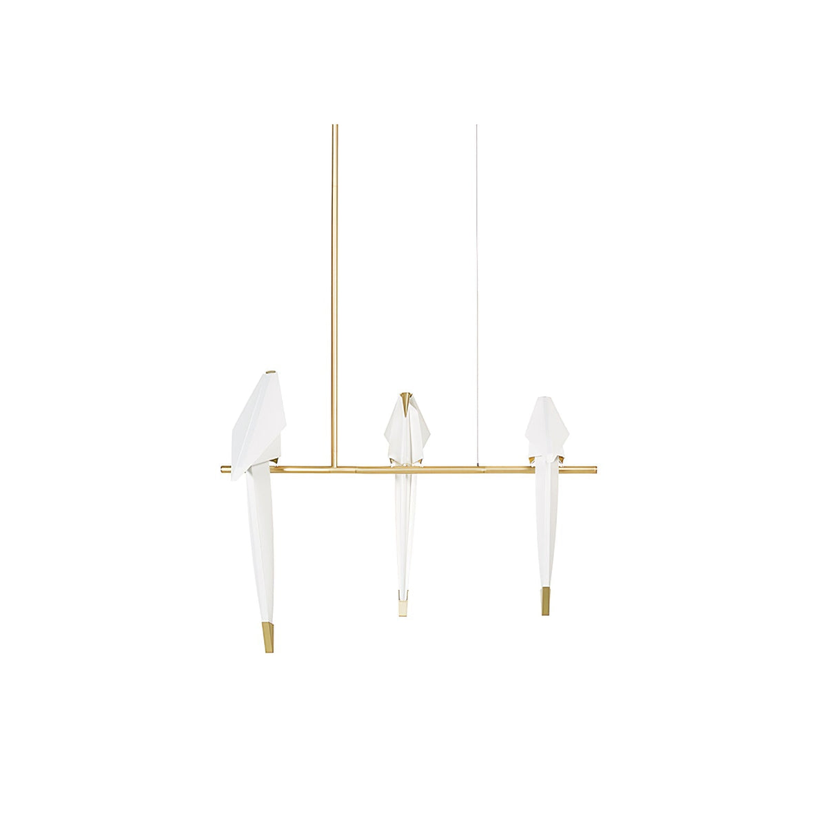 Paper Crane Bird Led Chandelier