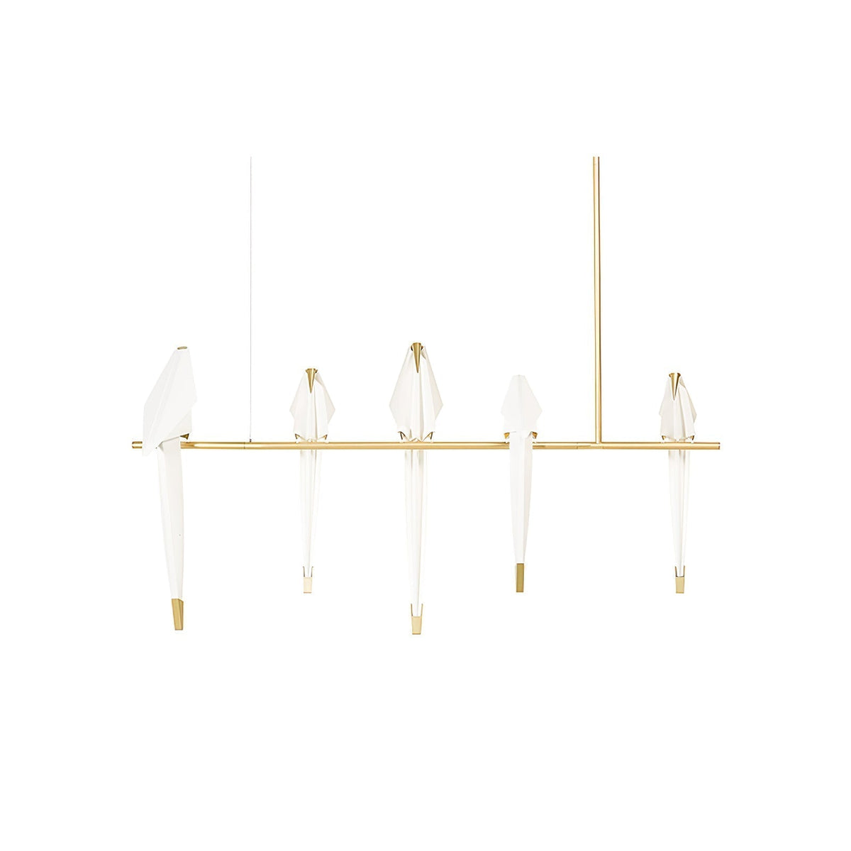 Paper Crane Bird Led Chandelier