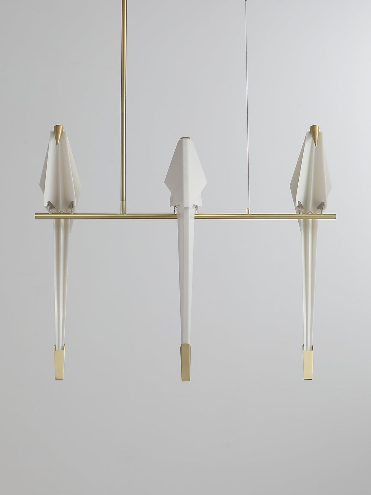 Paper Crane Bird Led Chandelier