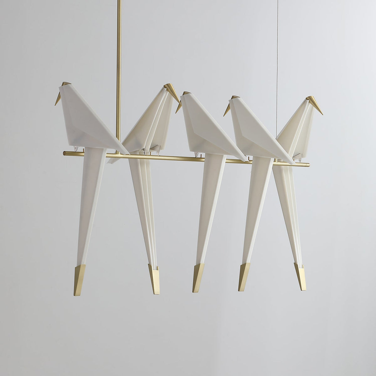 Paper Crane Bird Led Chandelier