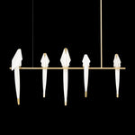 Paper Crane Bird Led Chandelier