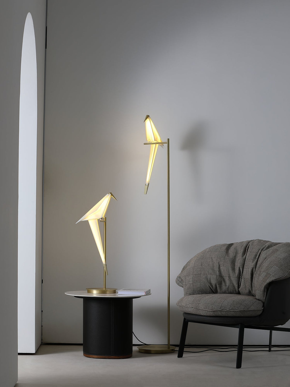 Paper Crane Floor Lamp